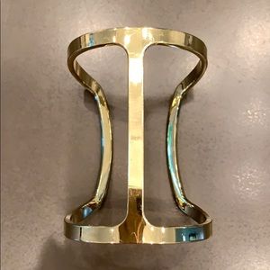 Bcbgmaxazria metal T cuff bracelet